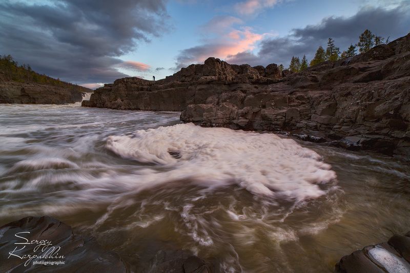 путораны, плато путорана Пенное фото превью