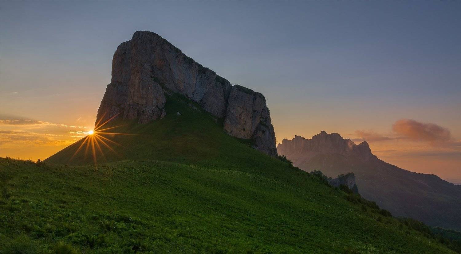 западный кавказ тхачи лето вечер, Николай Мысливцев