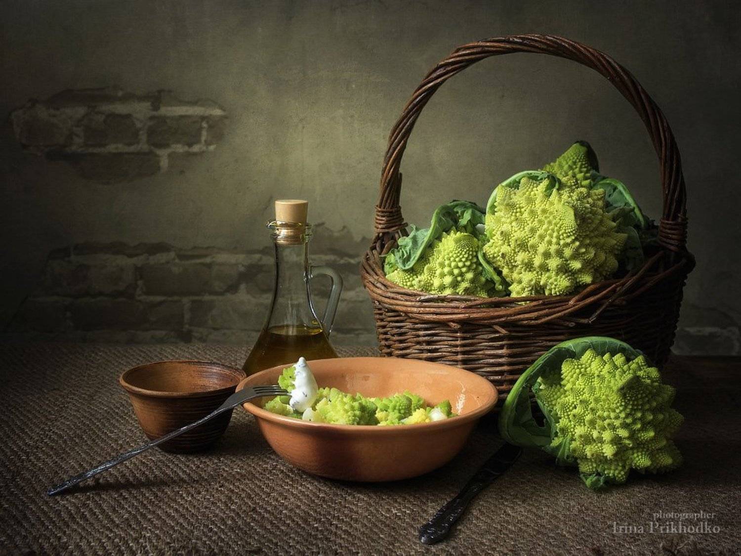 натюрморт, вегетарианство, овощи, осень, полезная еда, капуста романеско, Ирина Приходько