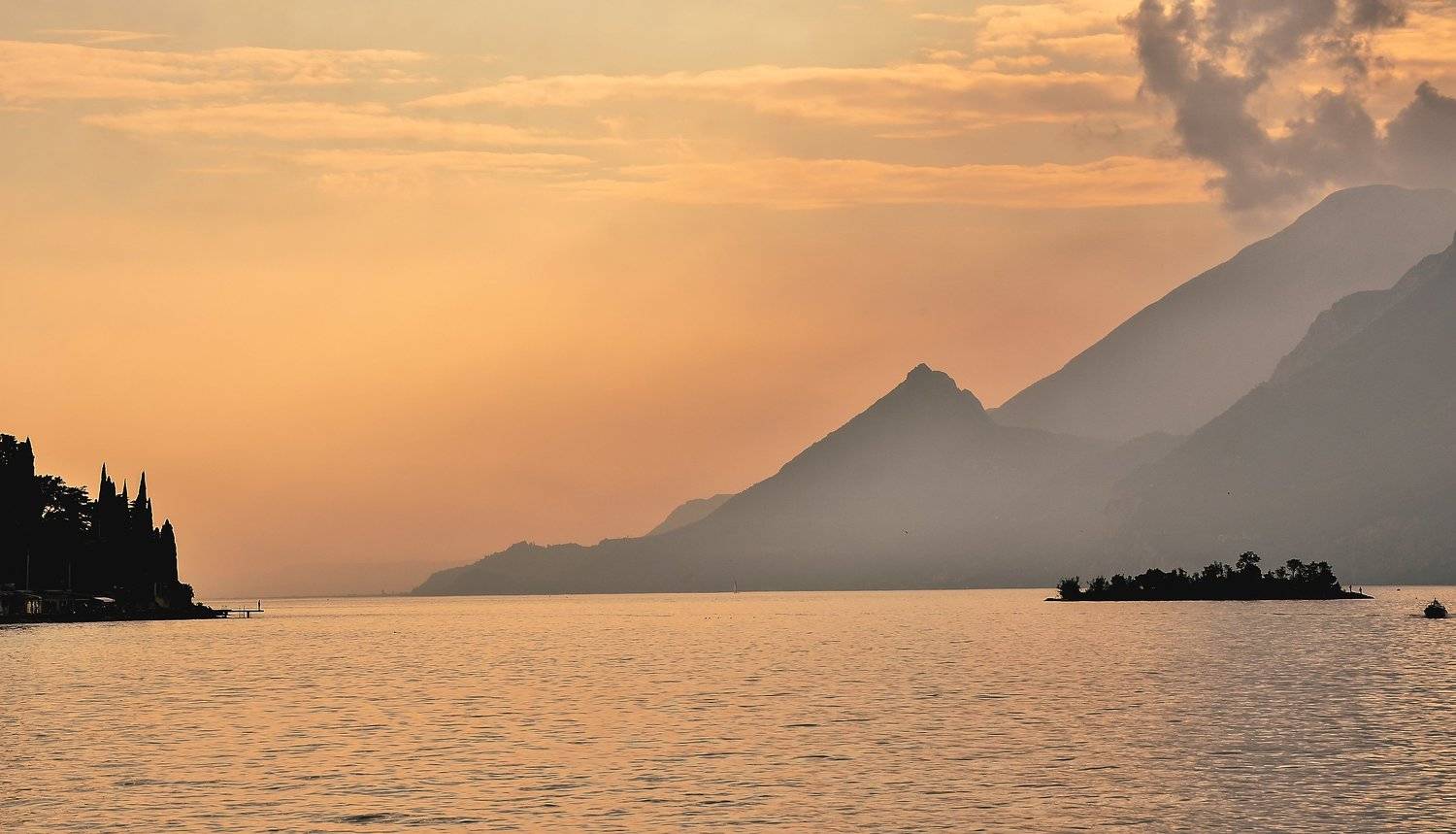 италия,озеро,вечер,вода, Natali Bol