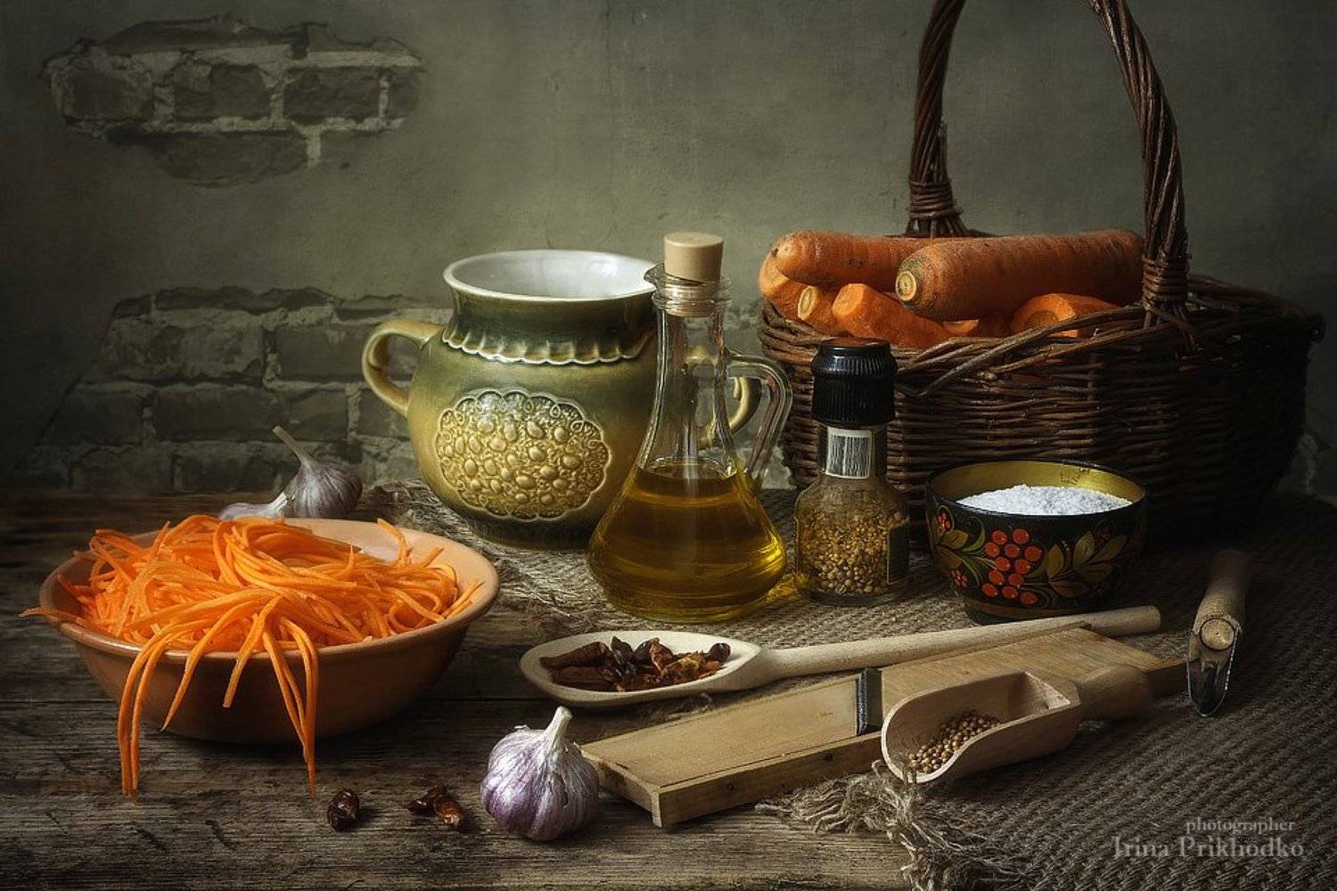 натюрморт, вегетарианство, здоровая пища, осень, морковь. салат, Ирина Приходько