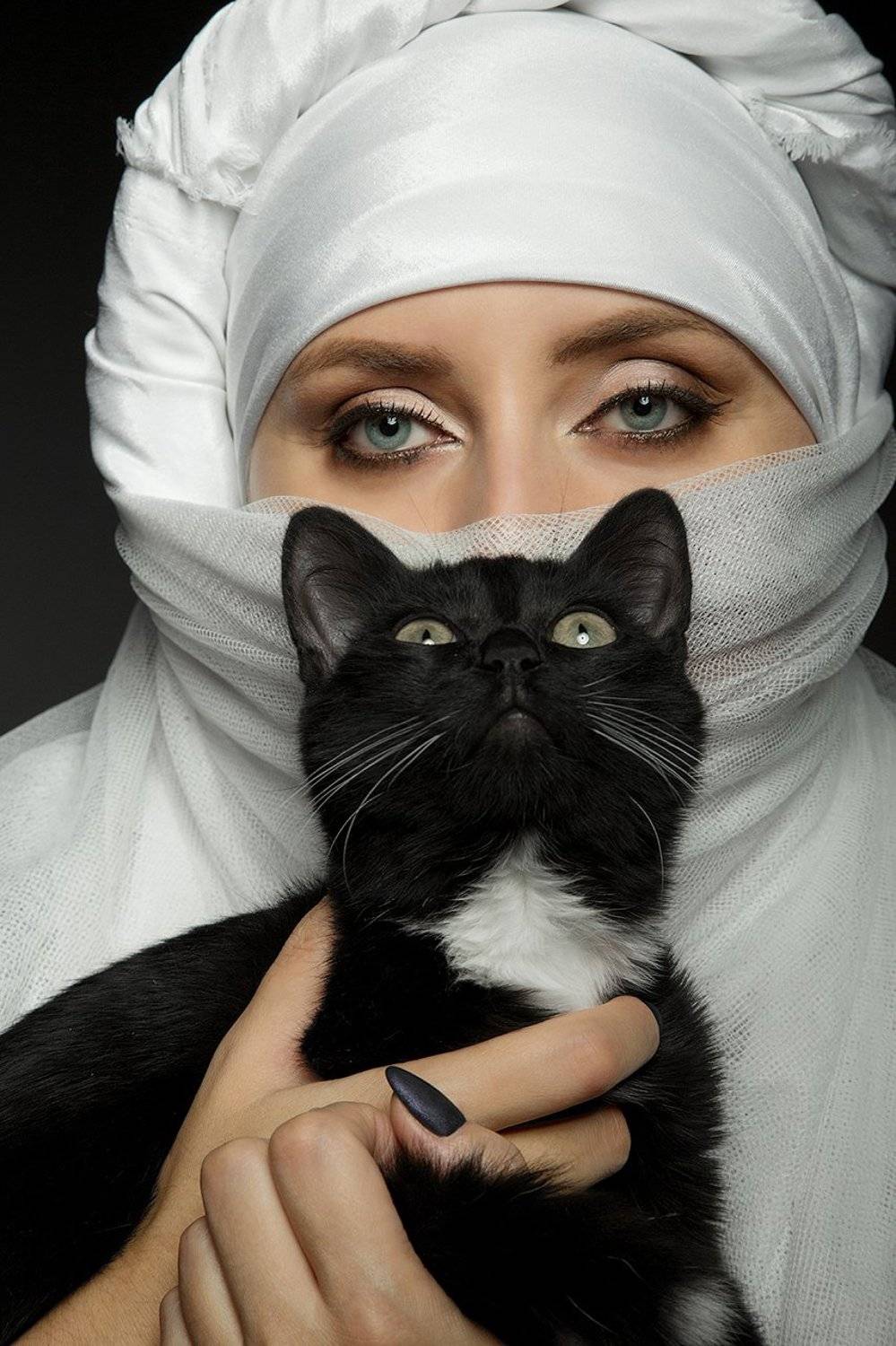 восточный образ, восток, чалма, головной убор, кот, глаза, красивые, котик, Дарья Комарова