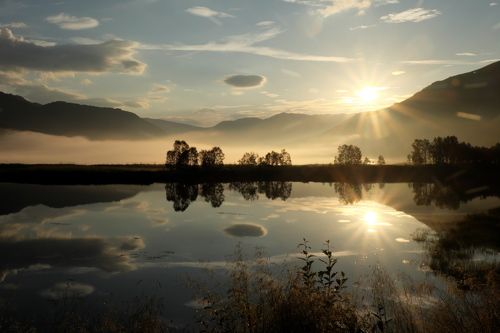 Полярная ночь в Норвегии