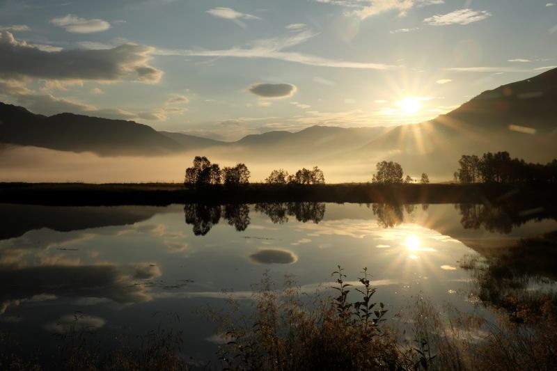 север, арктика, лофотены, north, arctic, lofotens Полярная ночь в Норвегии фото превью