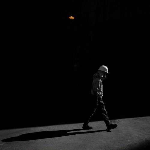 walking in dark