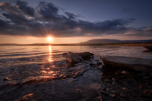 Закат над Зюраткулем