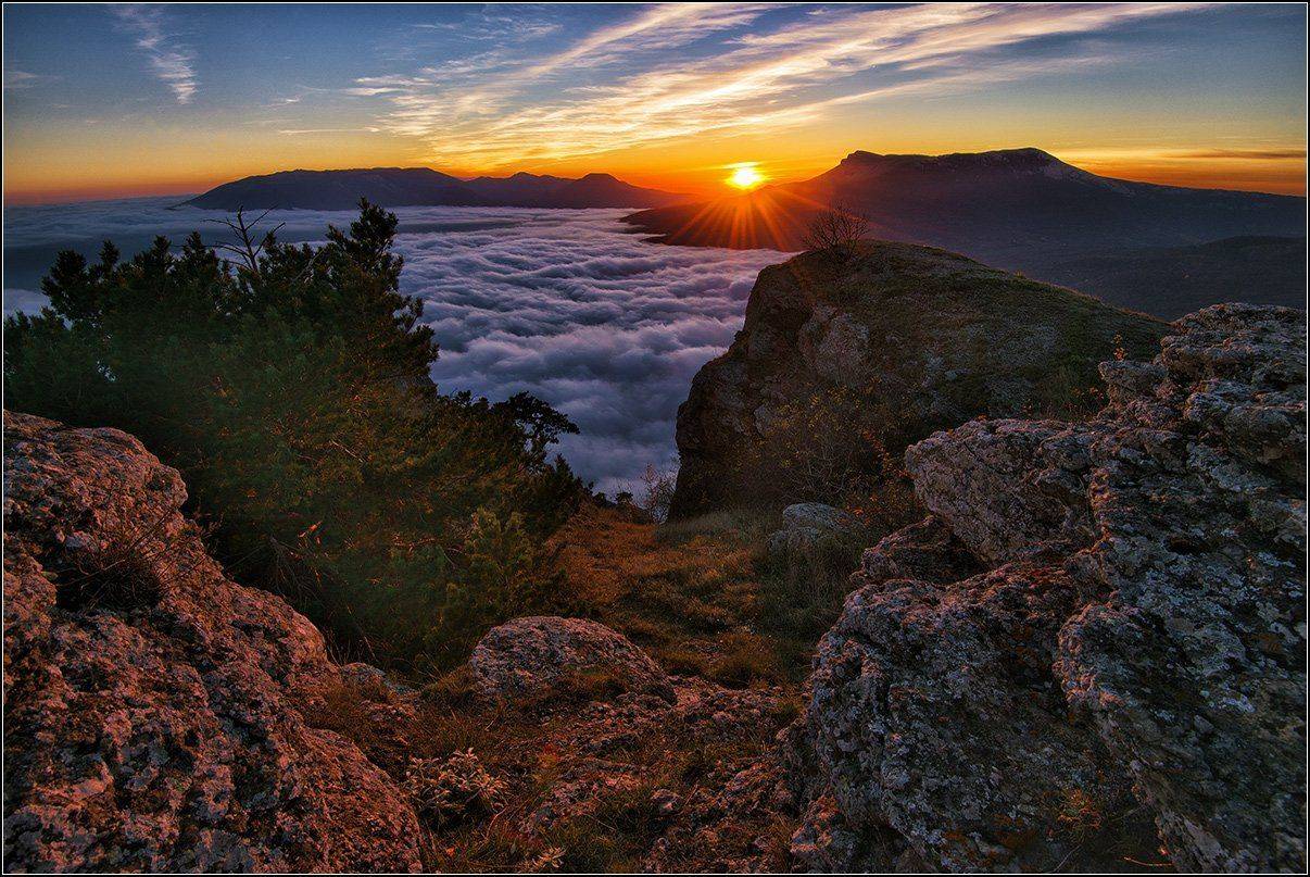 крым, демирджи, вечер, АНАТОЛИЙ ДОВЫДЕНКО