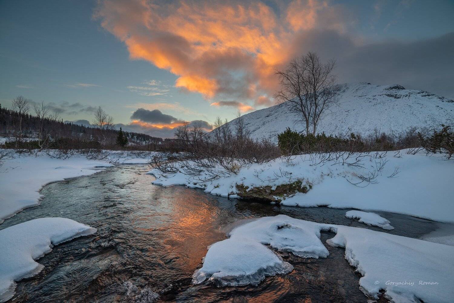 хибины, предзимье, осень, кольский, север, заполярье,, Роман Горячий