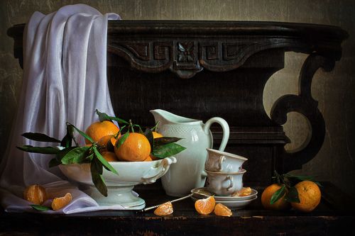 Фарфор и мандарины