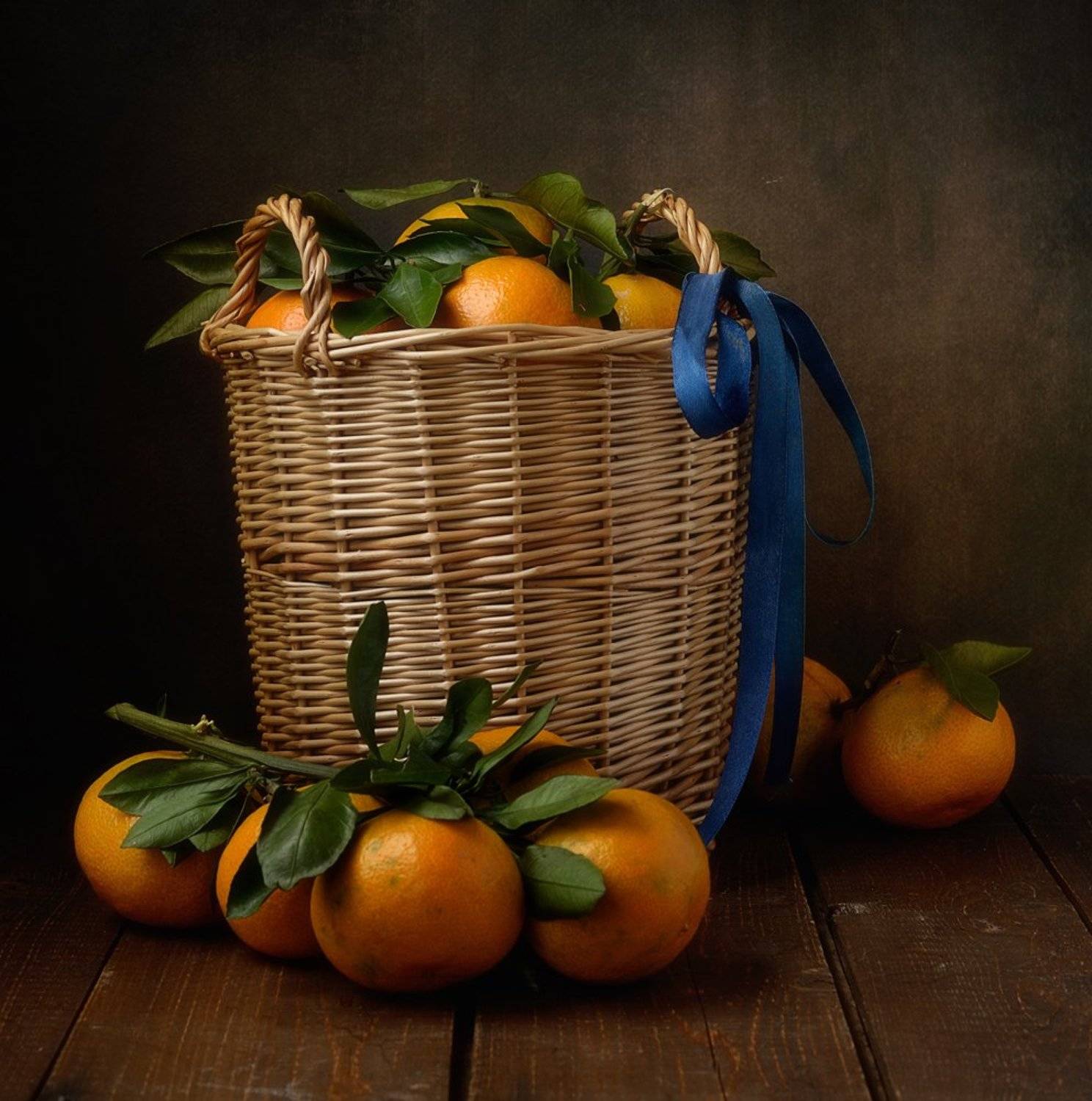 натюрморт,мандарины,корзина,аромат, Наталия К