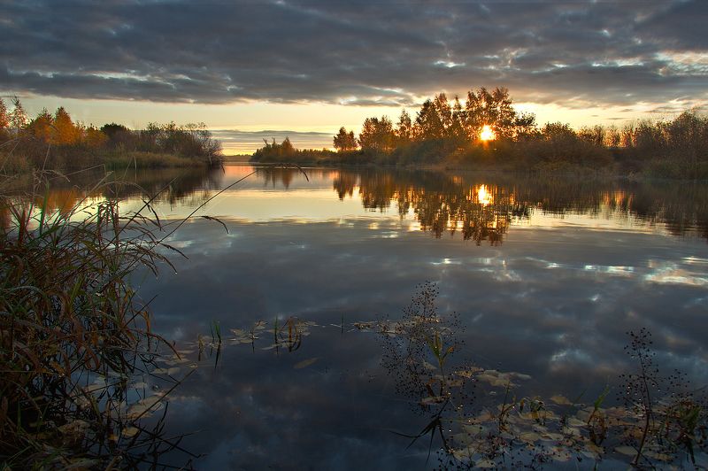 Осеннее утро в средней полосе России.)) фото превью