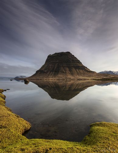 Silent hill. Kirkjufell. Iceland.