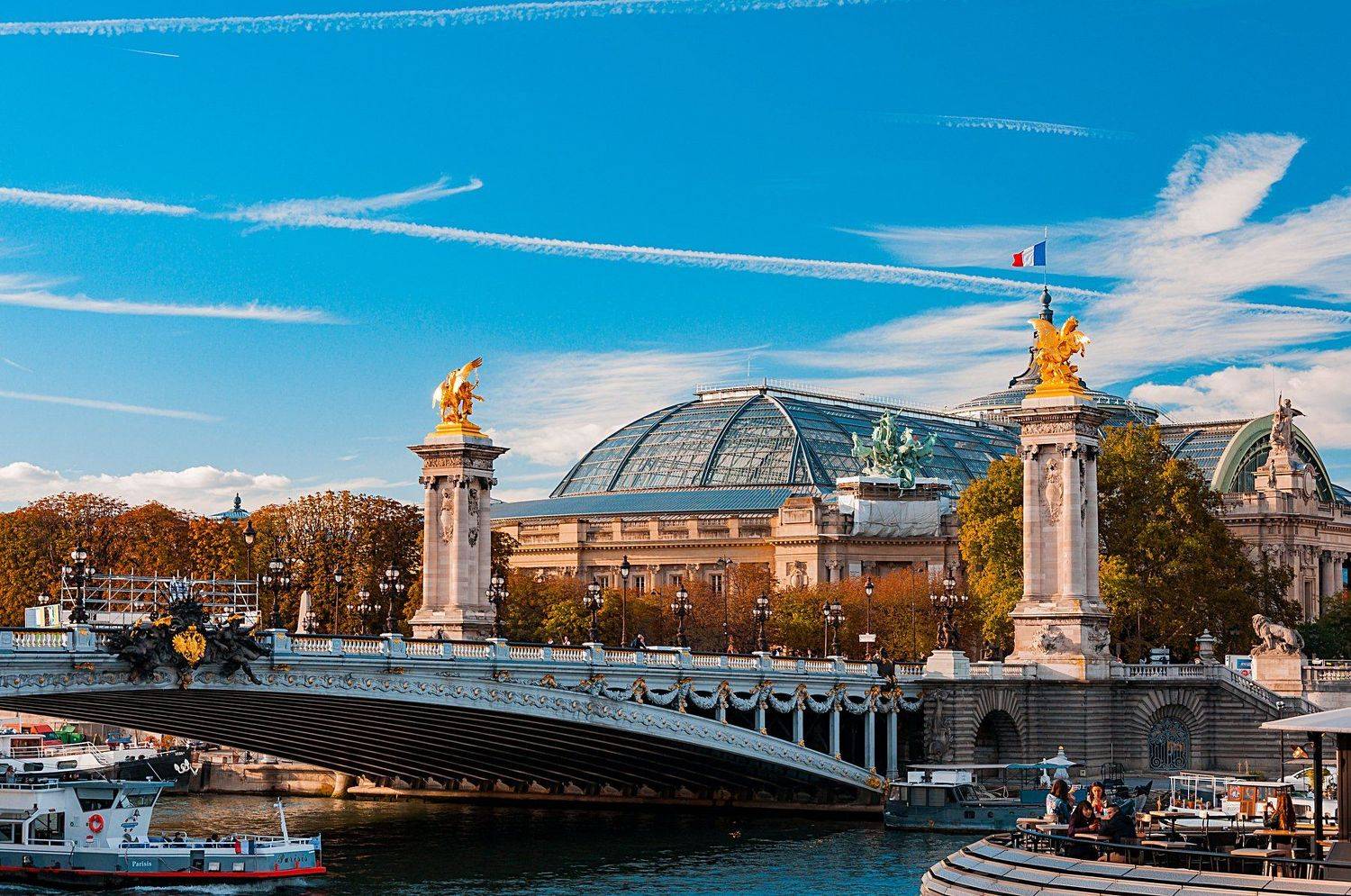 paris, sky, pont, alexandre, iii, Osvaldo Gon