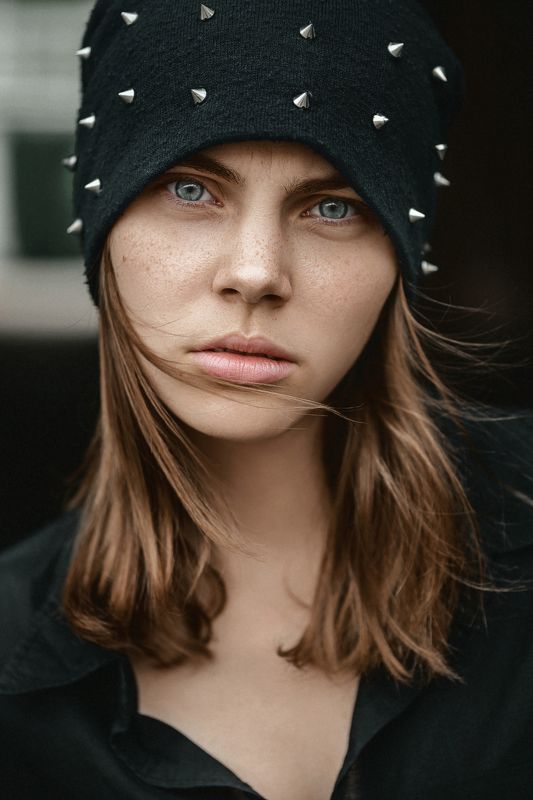 photo, portrait, color, eyes, girl, model Anastasia фото превью