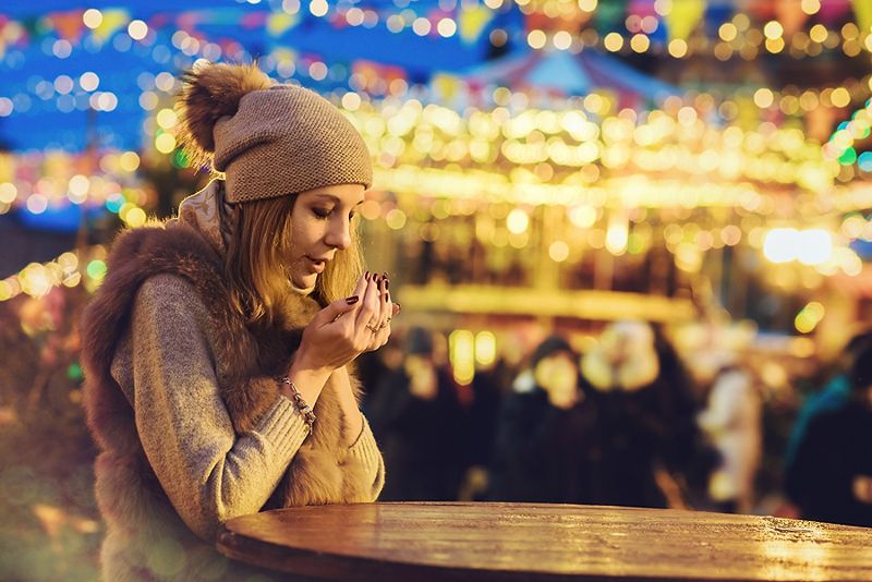 прогулка, портрет, зима, новый год Зимняя прогулка фото превью