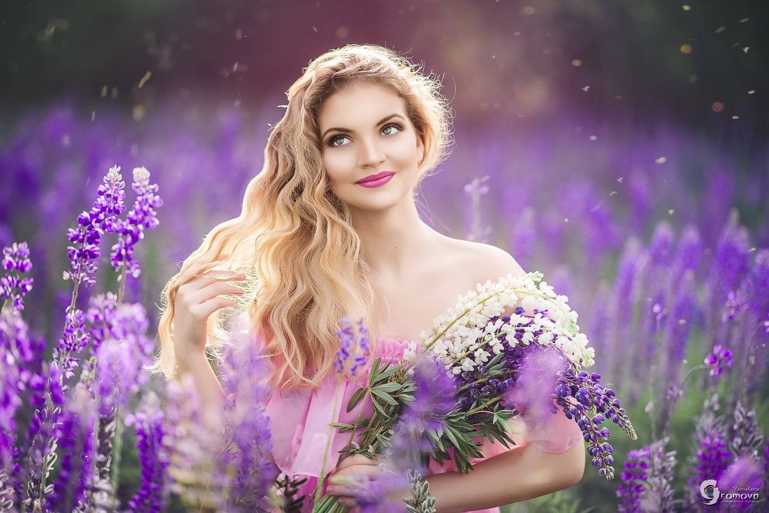 сирень, люпины, сказка, портрет, девушка, Ярослава Громова
