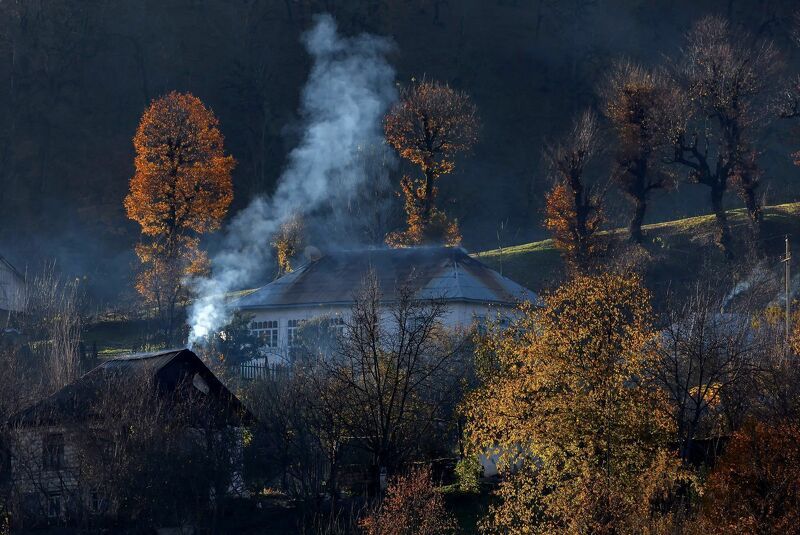 Осень в Ленкоранском районе Азербайджан.