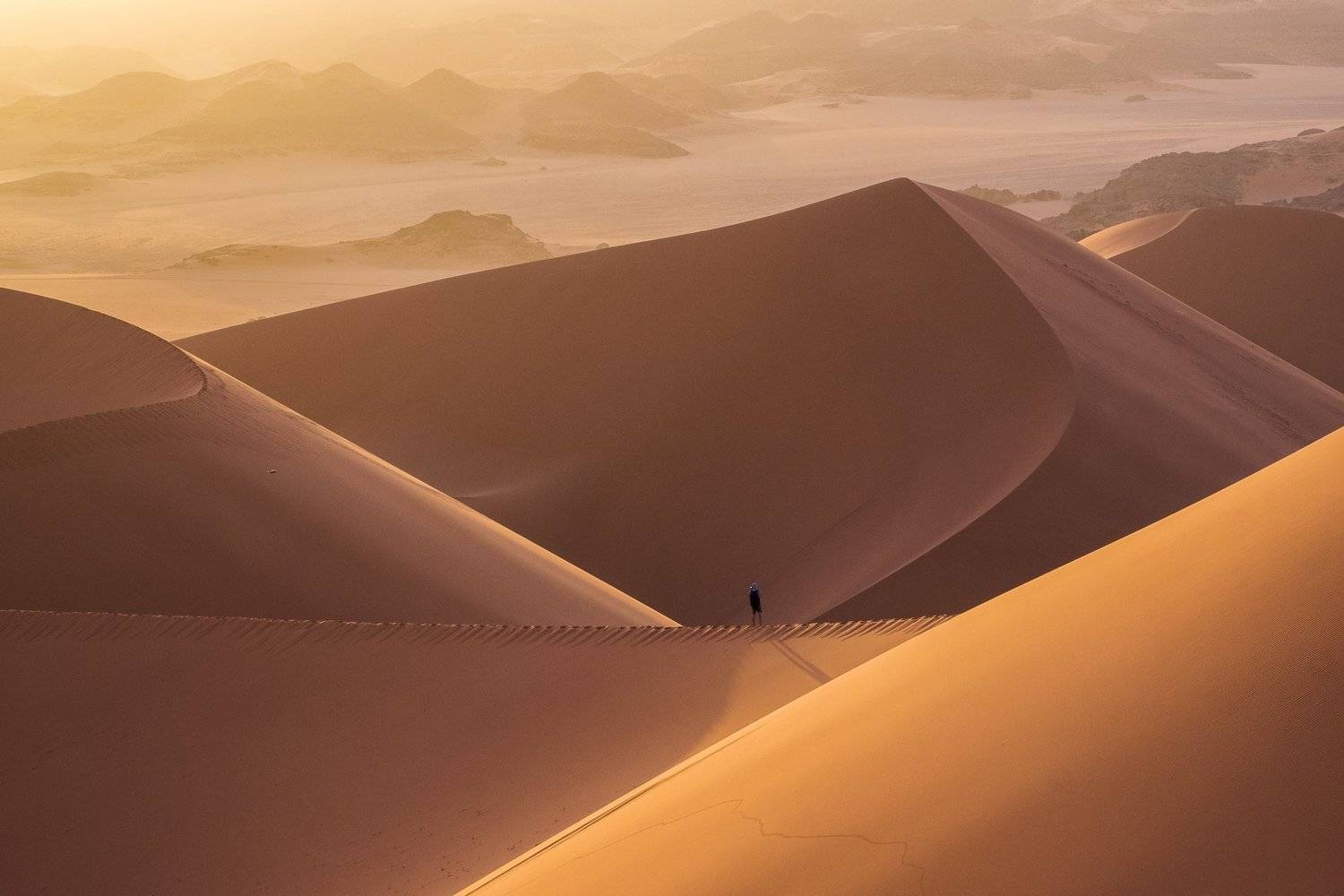 алжир, сахара, тадрарт, мерзуга, дюна, песок, рассвет, Марина Маликова
