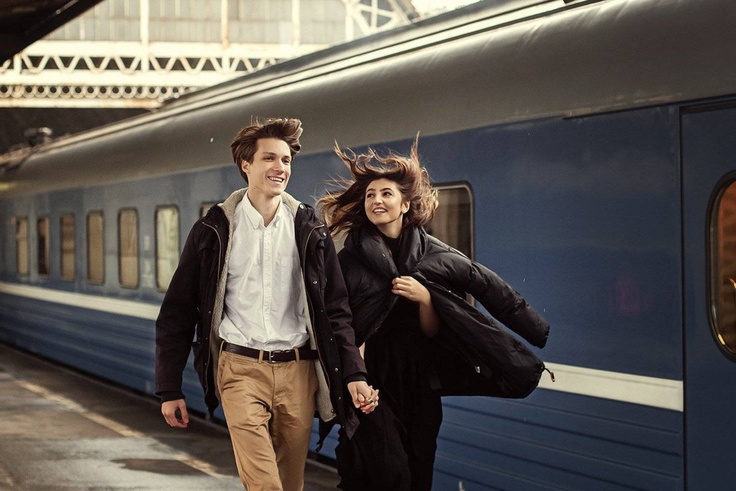 влада былич, фотограф краснодар, фотограф влада былич, влюбленные, вокзал, счастливые, движение, Былич Влада