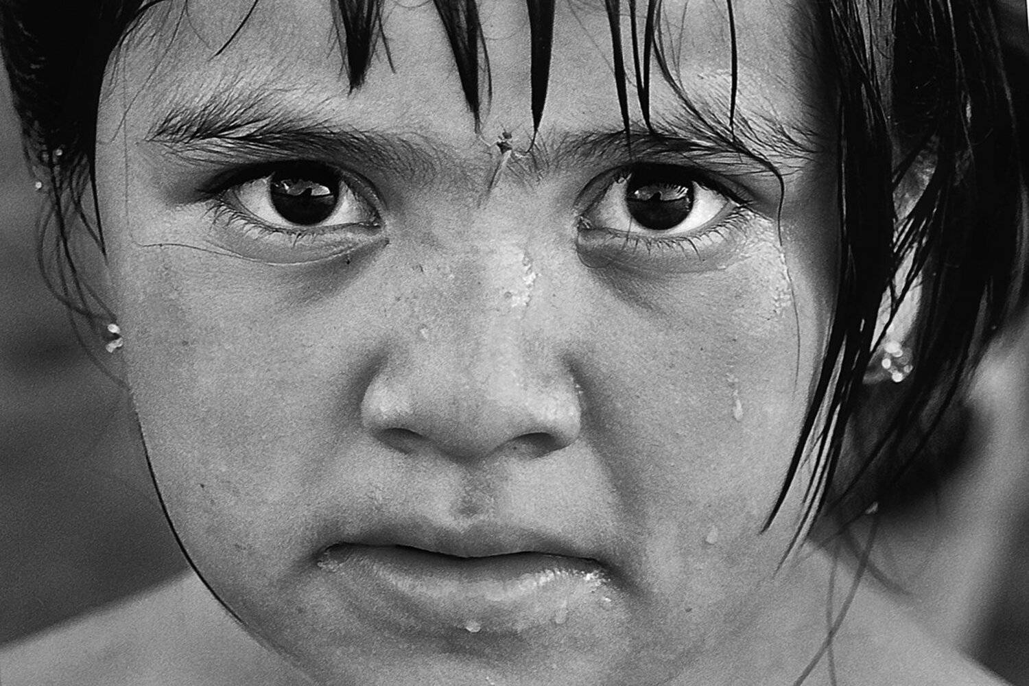 портрет, девочка, глаза, взгляд, чб, апатиты, Николай Смоляк