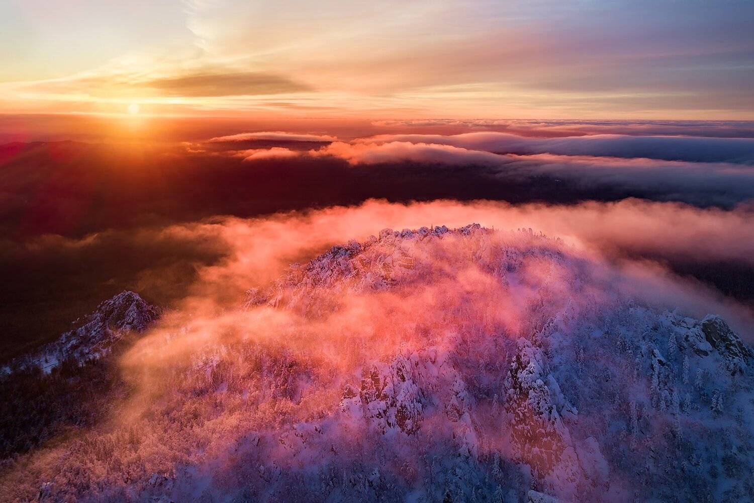 таганай, зима, урал, горы, лес, Василий Яковлев