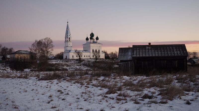Село Осенево, день первый зимы. фото превью