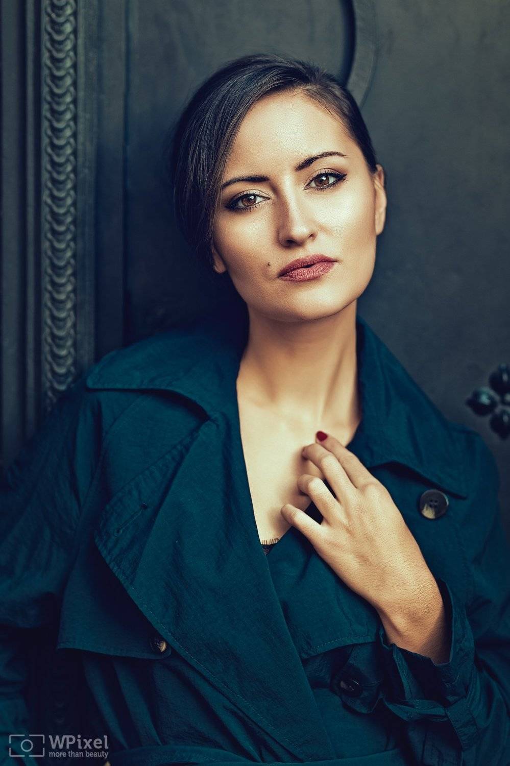 portrait women eyes brunette, Wojtek Polaczkiewicz