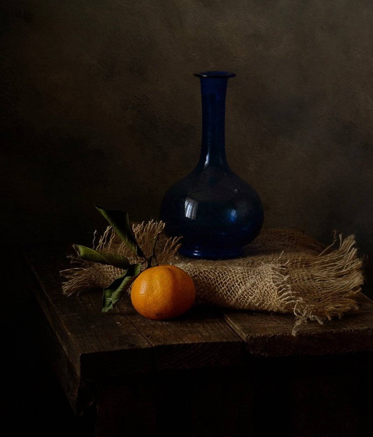 натюрморт,мандаринка,графин, Наталия К