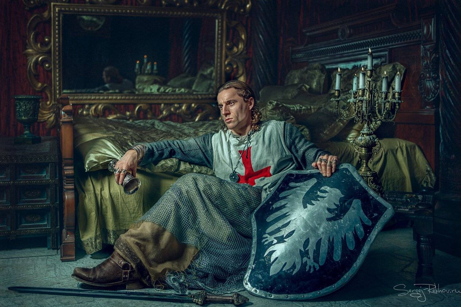 студия цитадель, портрет, замок. рыцарь, портрет, portrait, Сергей Рехов