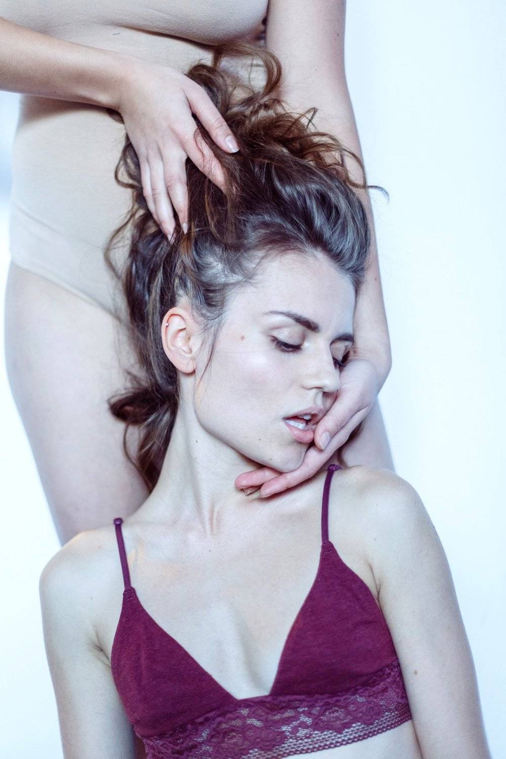 девушка чувственно портрет бельё дуэт соло моно лёгкость , Сергей Скибин Арт16