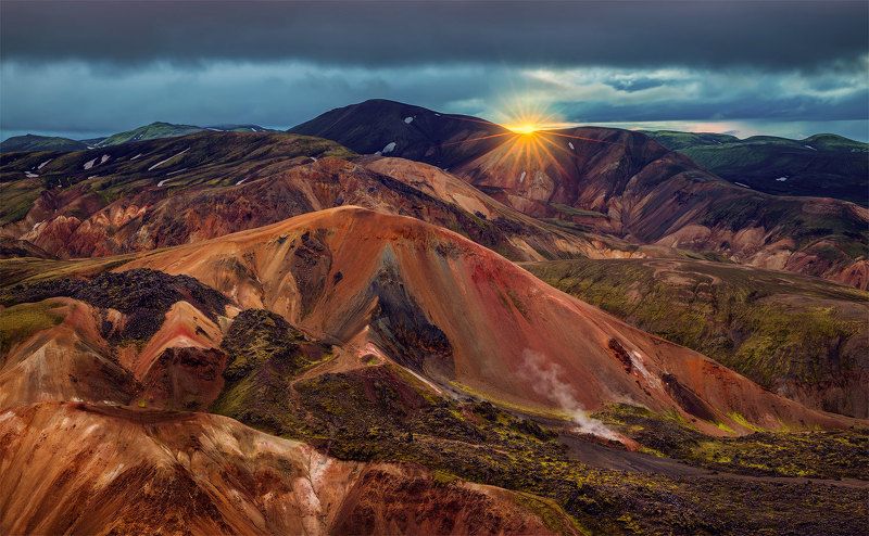 исландия, iceland, горы, landmannalaugar Риолитовые горы Исландии. фото превью