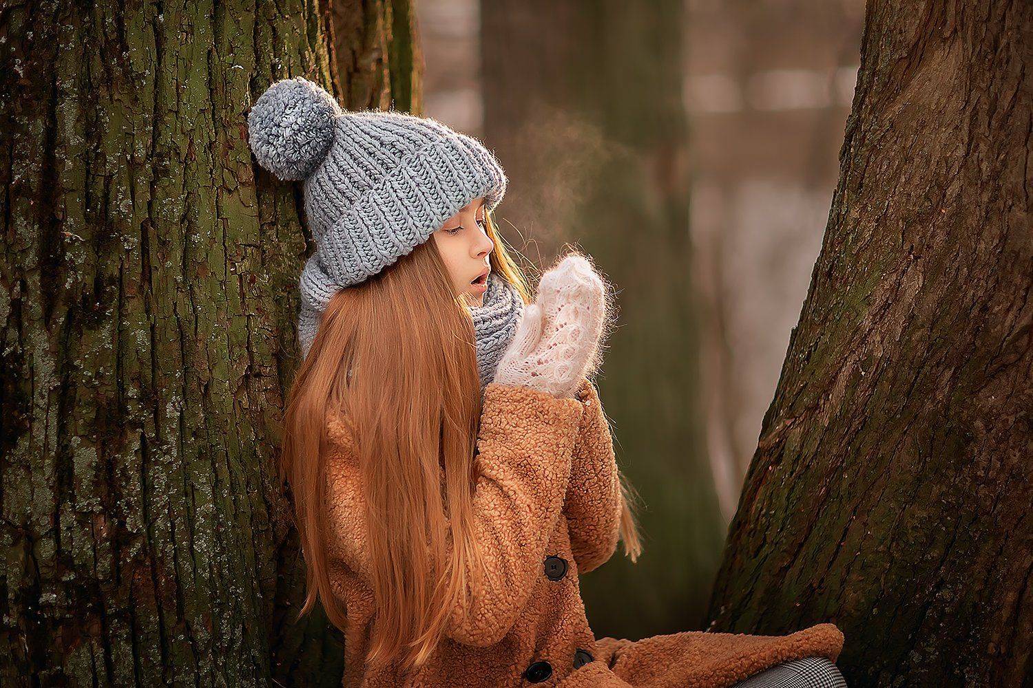 мороз холод девочка зима, Екатерина Белоножкина