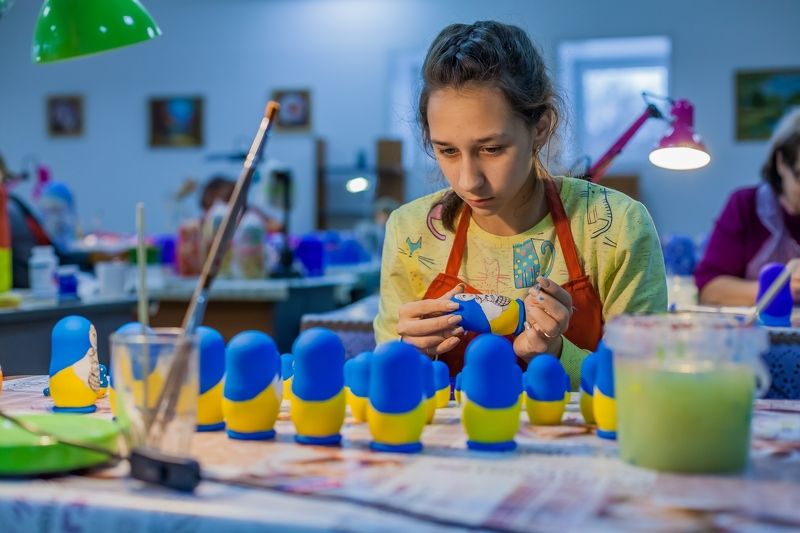 матрешки, шатурская матрешка из серии \