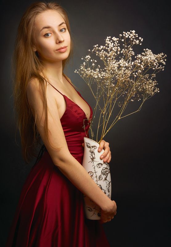 portait, model, girl, портрет, модель, девушка, арт, art Цветы фото превью