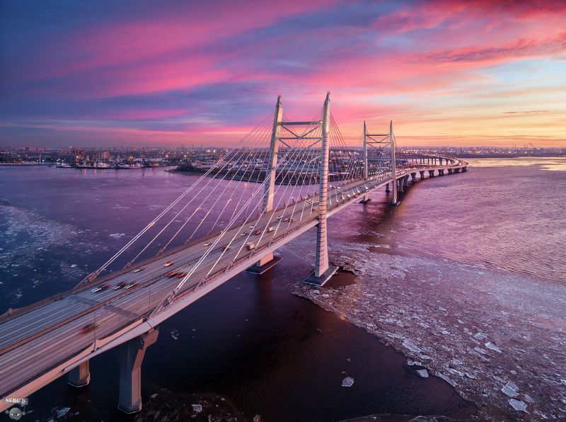 ЗСД, мост через Корабельный фарватер фото превью