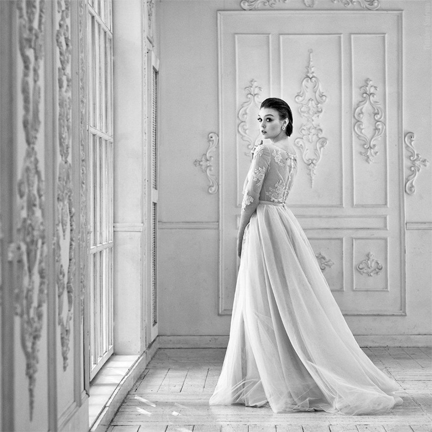 девушка, невеста, окно, зал, bride, милая, cute, Тимофей Смирнов