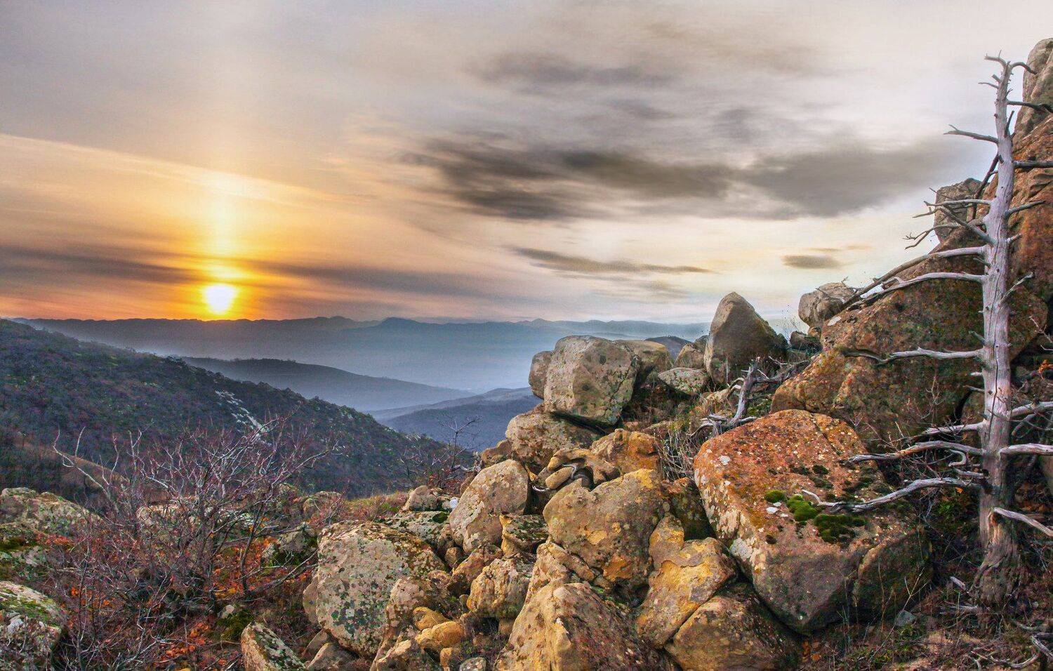 горы,осень,природа,закат., Marat Magov