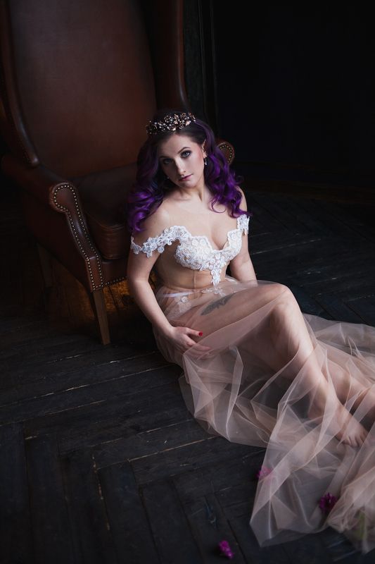 пеньюар, будуар, будуарная фотосессия  фото превью