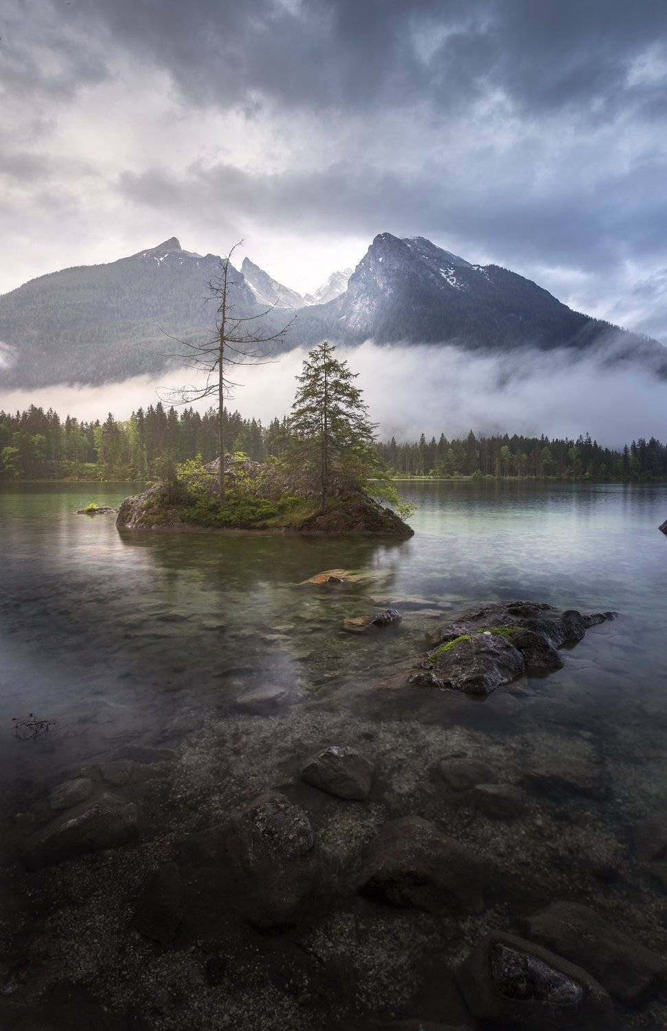 Озеро, рассвет, утро, Германия , Павел Попов