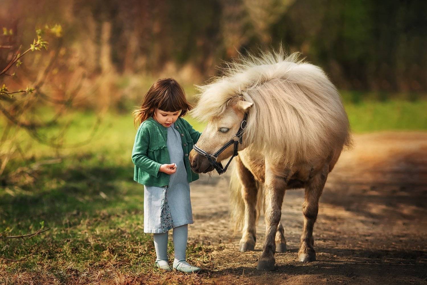 Девочка, пони, весна, портрет , portrait, Бармина Анастасия