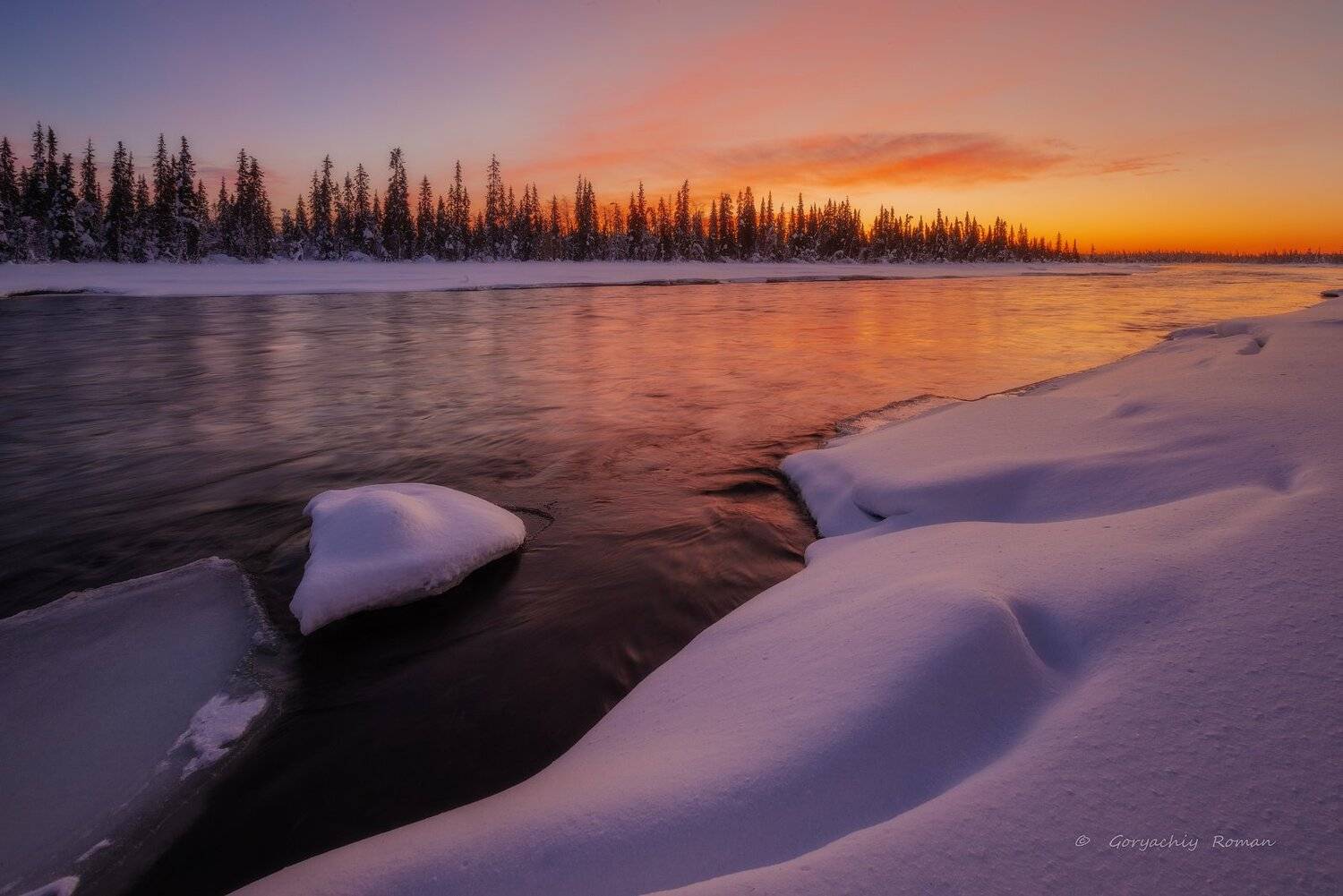 кольский, север,заполярье, умба, река,, Роман Горячий
