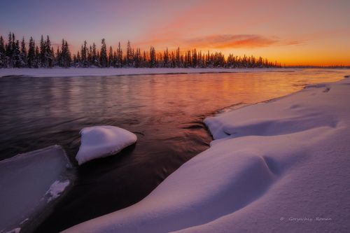 Умба зимой.