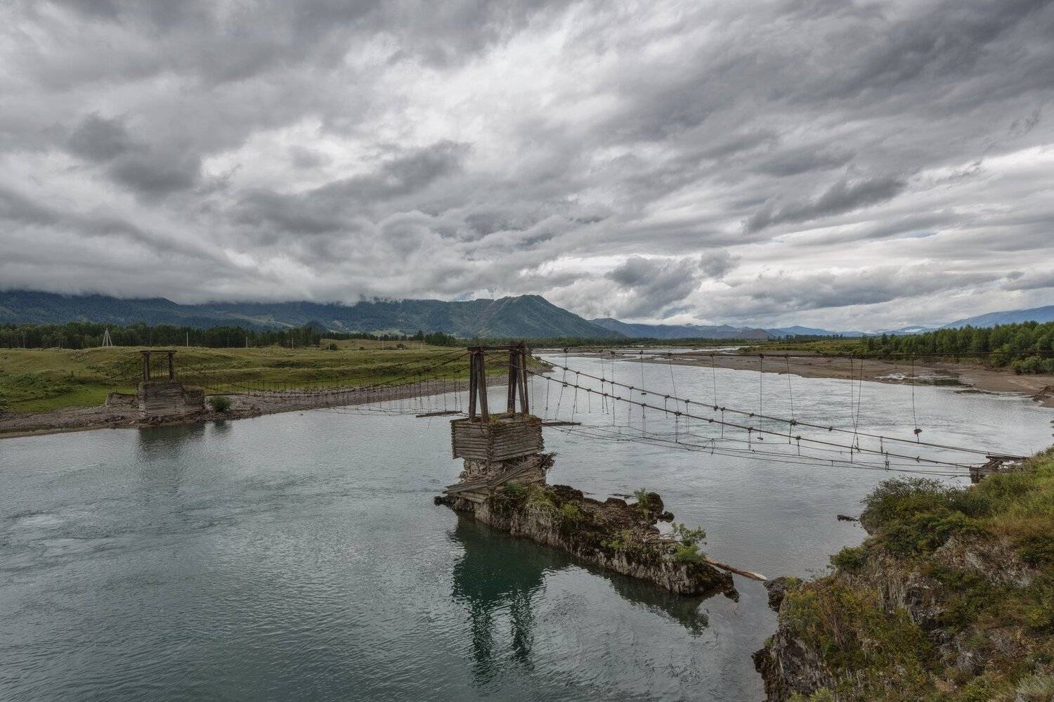 горы, облака, природа, алтай, рассвет, река, путешествие, россия, Шевченко Николай