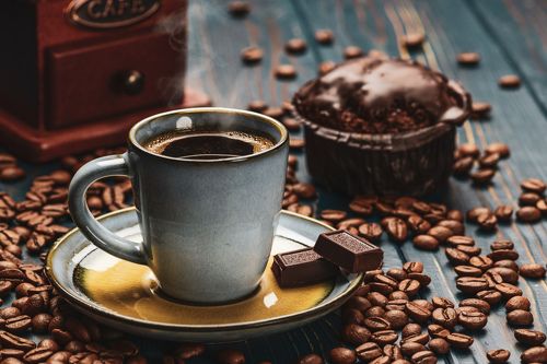 Coffee with chocolate