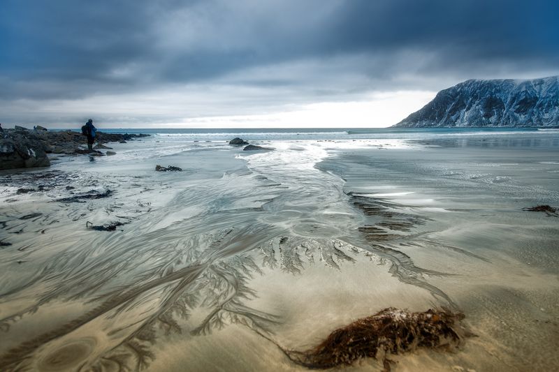 lofoten, winter, landsvape At the beach фото превью