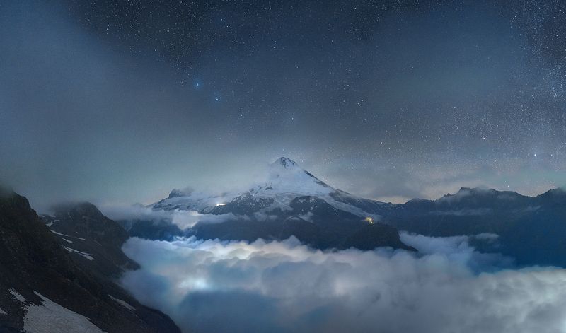 эльбрус, чегет, приэльбрусье, кабардино-балкария Облачный Эль фото превью