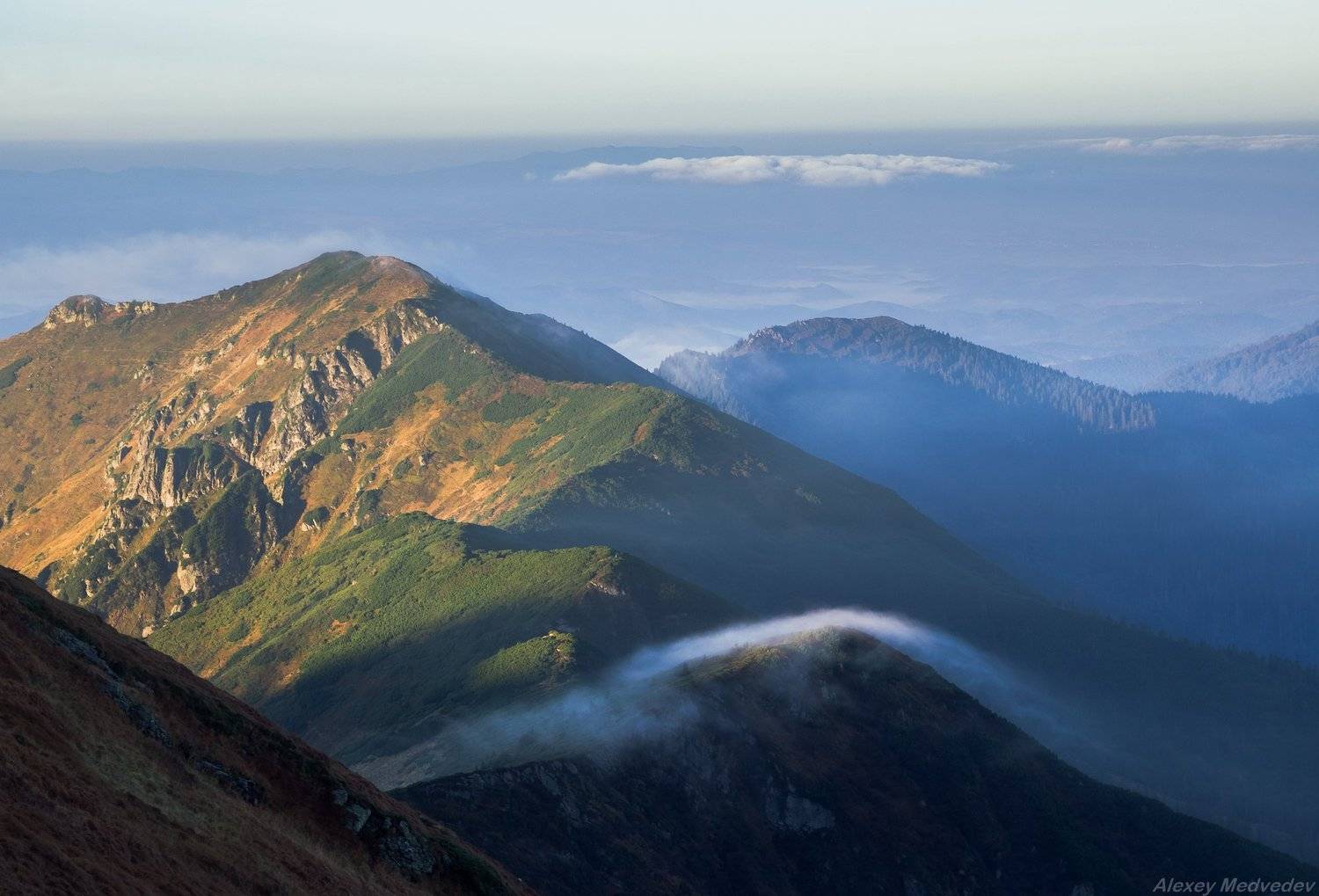 горы, карпати, карпаты, мармароси, ранок, рассвет, світанок, туман, утро, мармаросы, попіван, мармы, maramures, carpathians, mountains, ukraine, Алексей Медведев