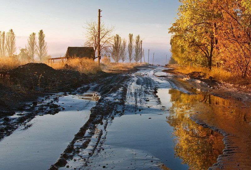 Утро на околице фото превью