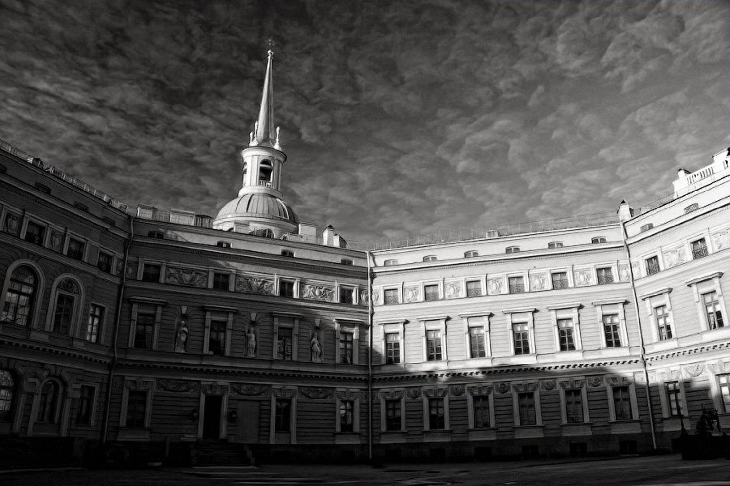 россия, санкт-петербург, архитектура, михайловский, инженерный, замок, дворец, свет, небо, dyadyavasya, Дмитрий Шамин