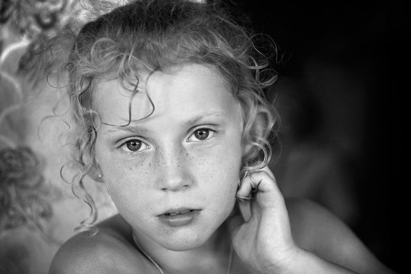 портрет, девочка Лиза фото превью